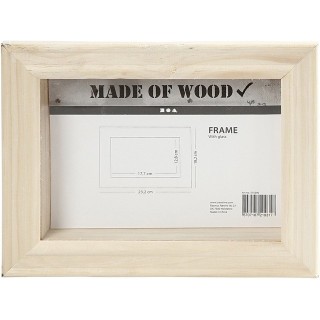 Creotime dubbelzijdig. x 23.2 2.5 cm. hout en glas - Office1 Kantoorartikelen