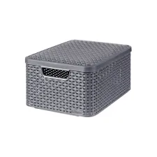 Curver Style Opbergmand Large 30 liter Antraciet Curver Style Opbergmand Large 30 liter Antraciet