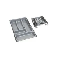 Curver Uitschuifbaar Bestekbak 5 vakken Grijs