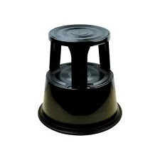 DESQ Opstap-rolkruk. Metaal. Zwart