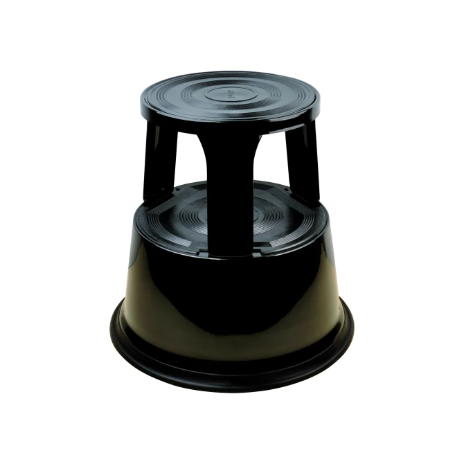 DESQ Opstap-rolkruk. Metaal. Zwart DESQ Opstap-rolkruk. Metaal. Zwart