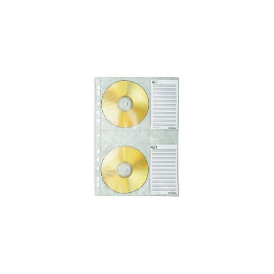 DURABLE CD/DVD showtas A4 met index 11 rings (pak 5 stuks)