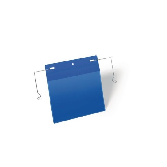 DURABLE Documenthouder met Ophangbeugel A5 Horizontaal Blauw (pak 50 stuks)