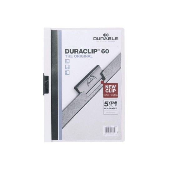 DURABLE Duraclip® Klemmap A4 1-30 vel Wit (pak 25 stuks)