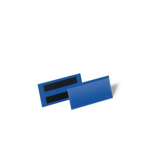 DURABLE Magnetische Documenthouder 100 x 38 mm Horizontaal Blauw (pak 50 stuks)