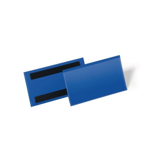 DURABLE Magnetische Documenthouder 150 x 67 mm Horizontaal Blauw (pak 50 stuks)