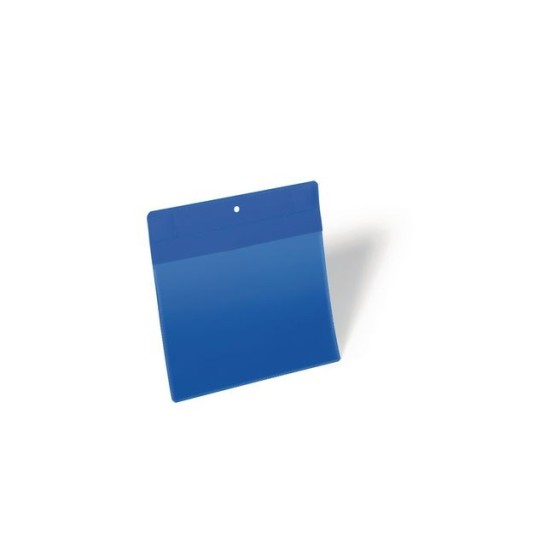 DURABLE Neodymium Magnetische Documenthouder A5 Horizontaal Blauw (pak 10 stuks)