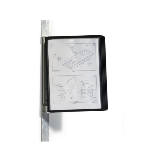 DURABLE Zichtpaneel wandhouder Vario® magnet wall 5 Inclusief 5 zichtpanelen