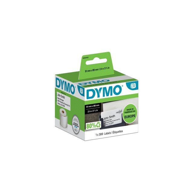 Etiket Dymo visitekaarten/pak 300
