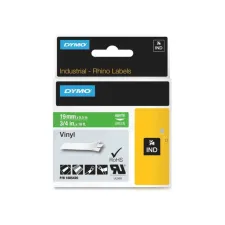DYMO Tape Dymo Rhino Ind 19mm wit/groen DYMO Tape Dymo Rhino Ind 19mm wit/groen