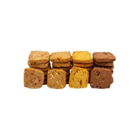 De KOEKFABRIEK Koekjes Mix 4 smaken Chocolate Chip Kaneel Havermout Gember Hazelnoot Speculaas (pak 1000 gram) De KOEKFABRIEK Koekjes Mix 4 smaken Chocolate Chip Kaneel Havermout Gember Hazelnoot Speculaas (pak 1000 gram)