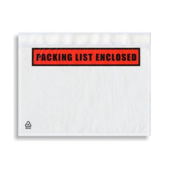 Debatin C5 Paklijst Envelop Zelfklevend 160 x 230 mm Transparant (doos 1000 stuks)