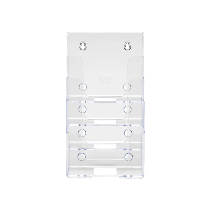 Deflecto Wand folderrek 4 A5 staand. 165 x 159 x 254 mm