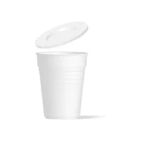 Deksel beker mepal 70mm wit/ds36