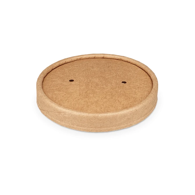 TakeAware Deksel Soepbeker Kraft 90 mm (500 stuks) TakeAware Deksel Soepbeker Kraft 90 mm (500 stuks)