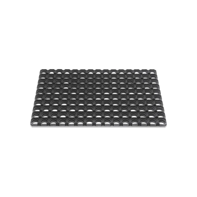 HAMAT 350 Domino Rubberringmat 50 x 80 cm Zwart HAMAT 350 Domino Rubberringmat 50 x 80 cm Zwart