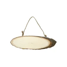 Creotime Deurschild H6-10cm B23-28cm hout/schors