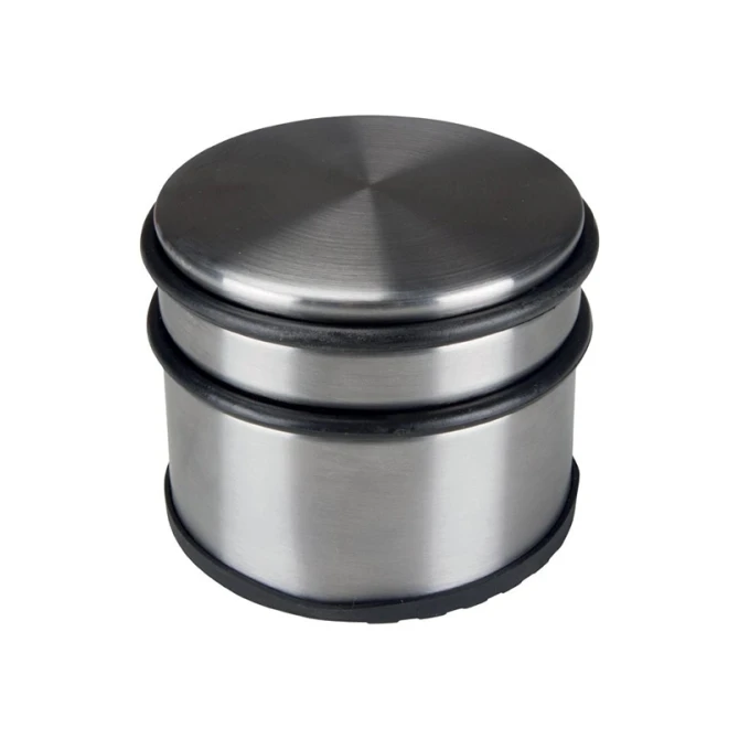 Perel Deurstopper Perel 1 kg chroom/zwart