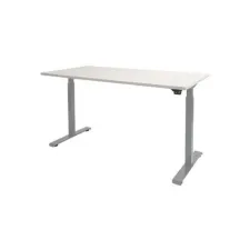 Dextro Basic Verstelbaar Bureau 120 x 80 cm Wit Aluminium Dextro Basic Verstelbaar Bureau 120 x 80 cm Wit Aluminium