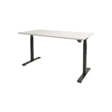 Dextro Basic Verstelbaar Bureau 160 x 80 cm Wit Zwart Dextro Basic Verstelbaar Bureau 160 x 80 cm Wit Zwart