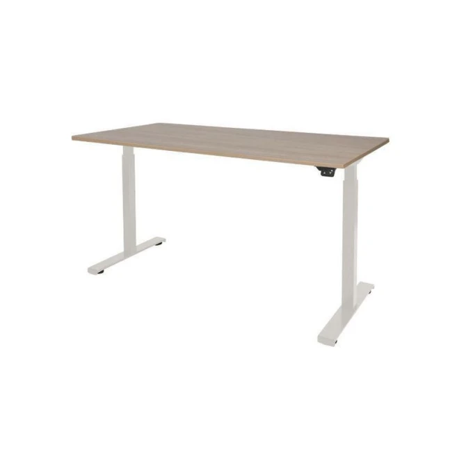 Dextro Basic Verstelbaar Bureau 180 x 90 cm Licht Kersen Wit