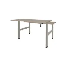 Dextro Duo Zit-Sta Bureau 120 x 80 cm Robson Aluminium