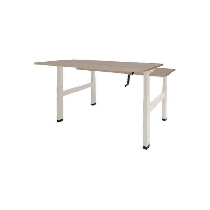 Dextro Duo Zit-Sta Bureau 120 x 80 cm Robson Wit