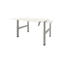 Dextro Duo Zit-Sta Bureau 120 x 80 cm Wit Aluminium