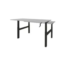 Dextro Duo Zit-Sta Bureau 140 x 80 cm Grijs Zwart