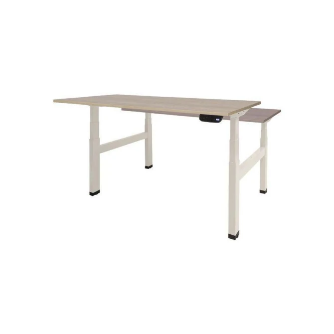Dextro Plus Duo Verstelbaar Bureau 140 x 80 cm Robson Wit