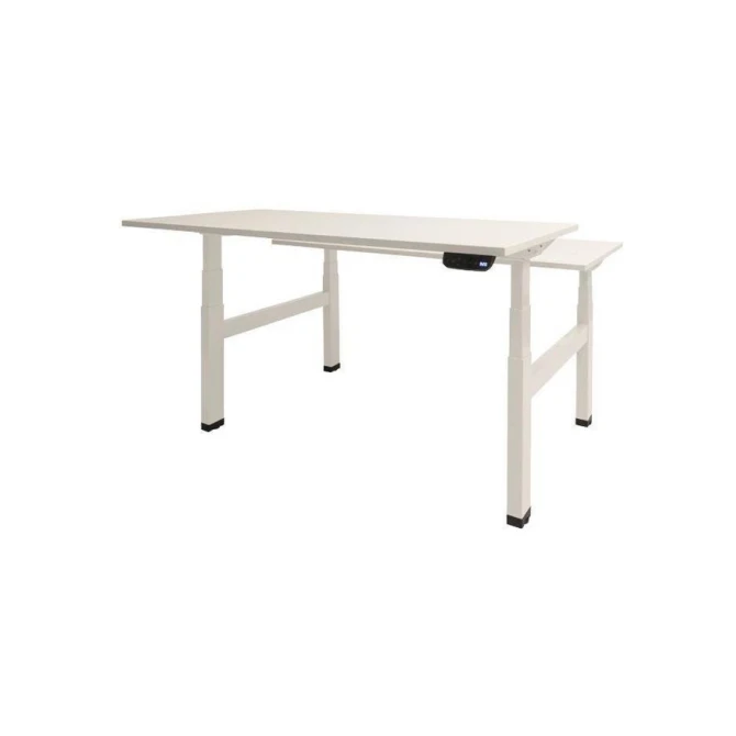 Dextro Plus Duo Verstelbaar Bureau 140 x 80 cm Wit