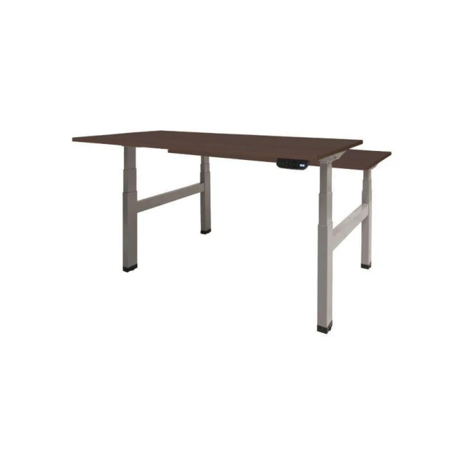 Dextro Plus Duo Verstelbaar Bureau 160 x 80 cm Logan Aluminium