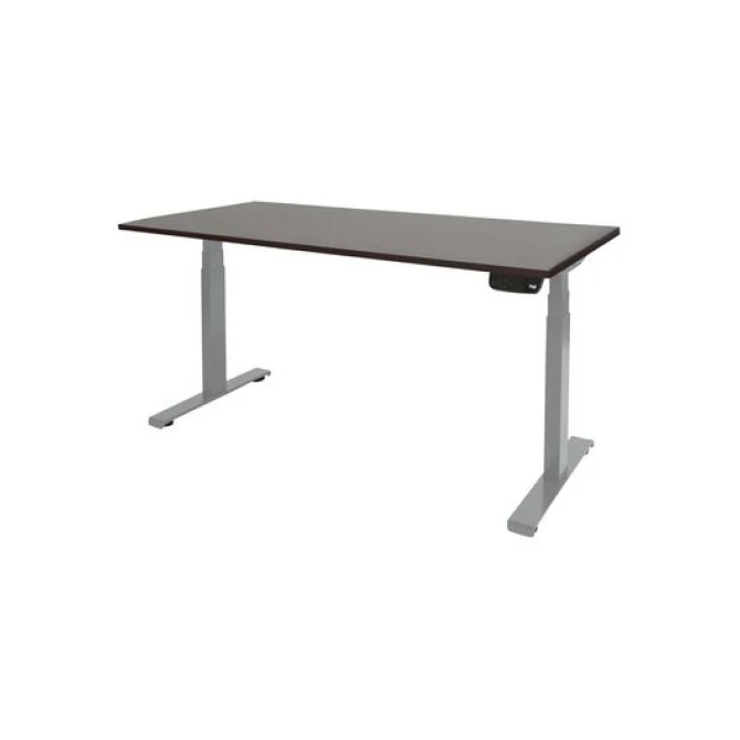 Dextro Plus Verstelbaar Bureau 160 x 80 cm Logan Aluminium