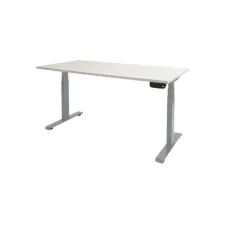 Dextro Plus Verstelbaar Bureau 160 x 80 cm Wit Aluminium Dextro Plus Verstelbaar Bureau 160 x 80 cm Wit Aluminium