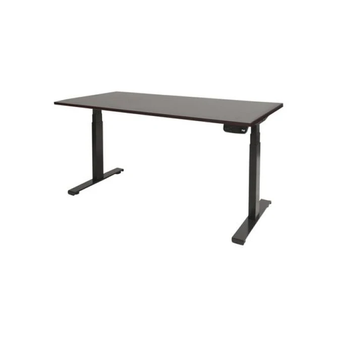 Dextro Plus Verstelbaar Bureau 180 x 80 cm Logan Zwart