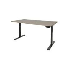Dextro Plus Verstelbaar Bureau 180 x 80 cm Robson Zwart