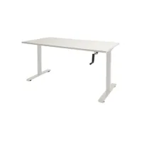 Dextro Slinger Zit-Sta Bureau 160 x 80 cm Krijtwit