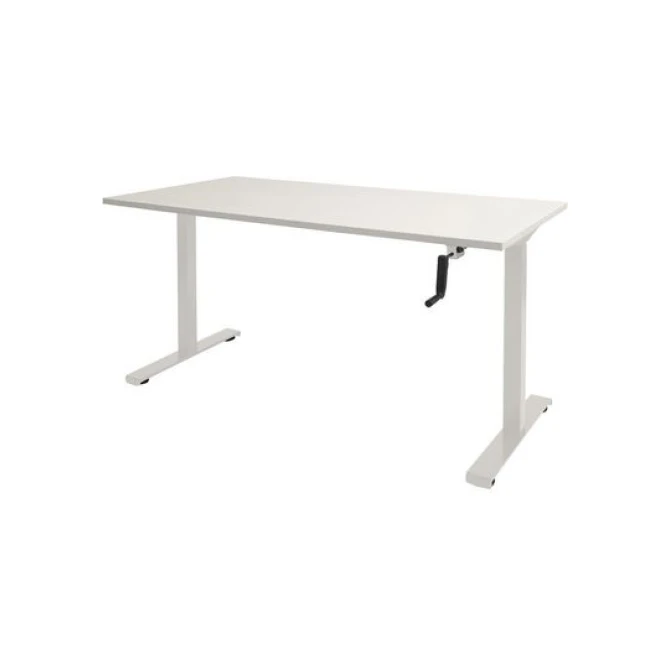 Dextro Slinger Zit-Sta Bureau 160 x 80 cm Krijtwit