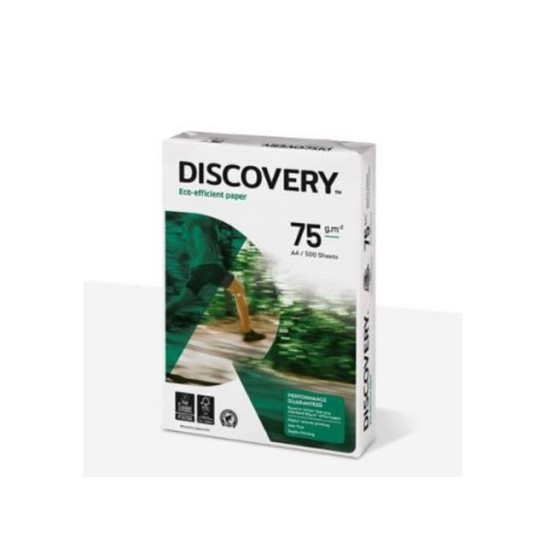 Discovery Papier A4. 75 g/m². Wit (pallet 200 pakken x 500 vel)