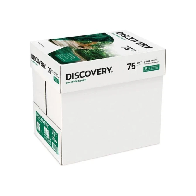 Discovery Papier A4. 75 g/m². Wit (pallet 200 pakken x 500 vel) Discovery Papier A4. 75 g/m². Wit (pallet 200 pakken x 500 vel)