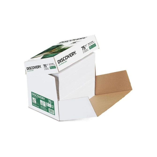 Discovery Quickbox Papier. A4. 75 g/m². Wit (doos 2500 vel) Discovery Quickbox Papier. A4. 75 g/m². Wit (doos 2500 vel)