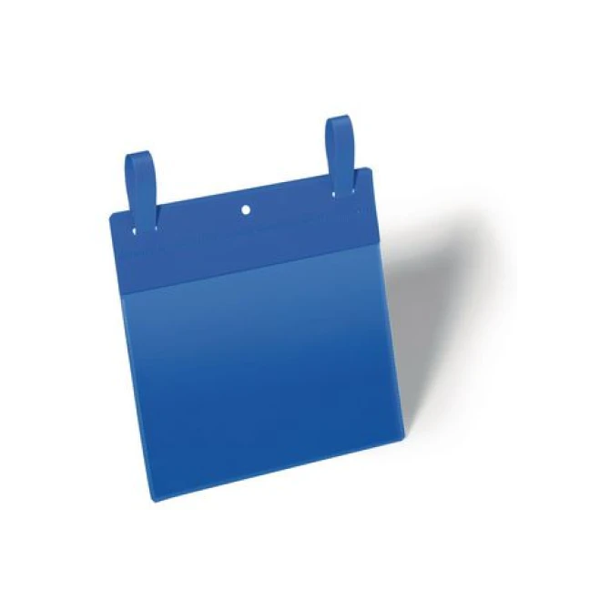 DURABLE Documenthouder Met Bindriem A4 Horizontaal Blauw (1 pak x 50 stuks)