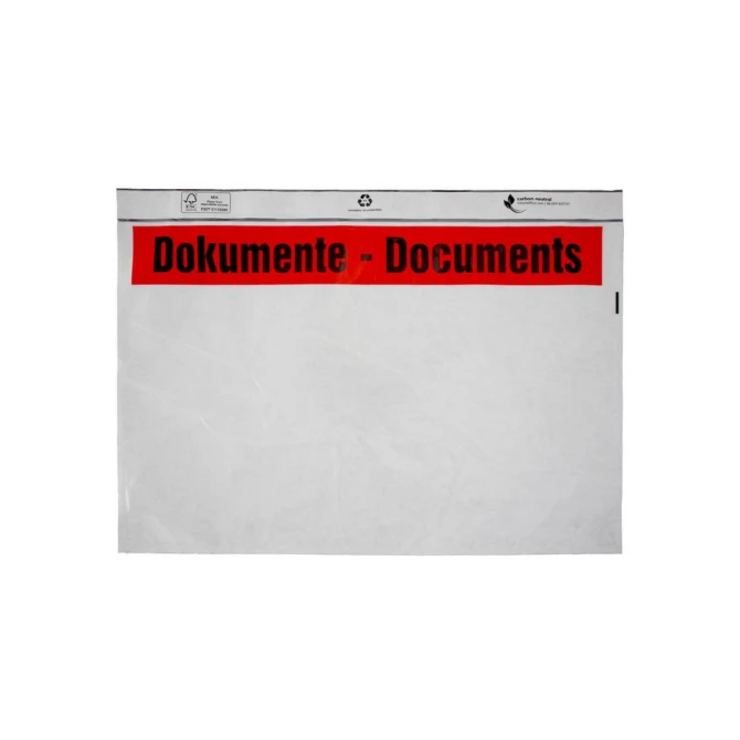 DEBATIN Paklijstenvelop C4 documents enclosed (pak 250 stuks)