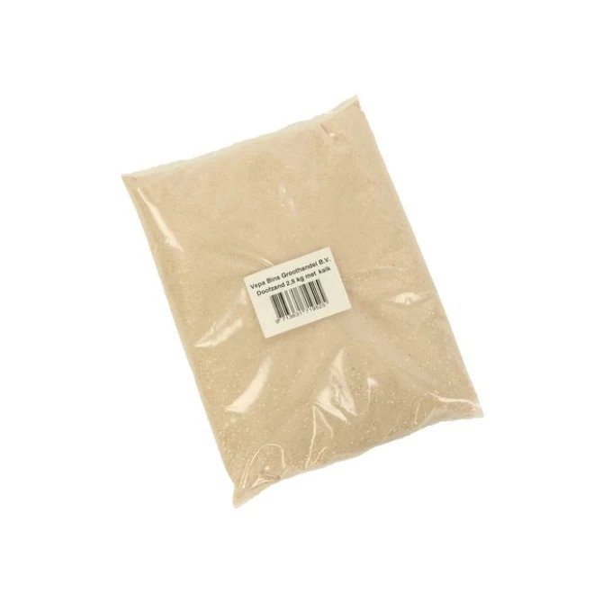 Doofzand 205 x 265 x 25 mm 25 kilo Beige Wit (pak 2500 gram)