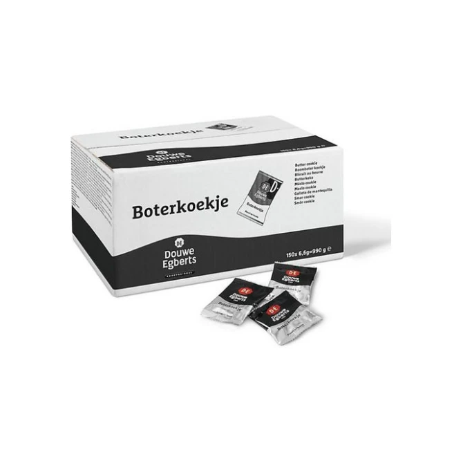 Douwe Egberts Aroma Lady Boterkoekjes (doos 150 stuks) Douwe Egberts Aroma Lady Boterkoekjes (doos 150 stuks)