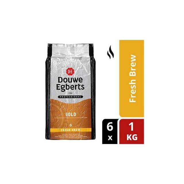 Koffie DE freshbrew gold / 6 x 1kg