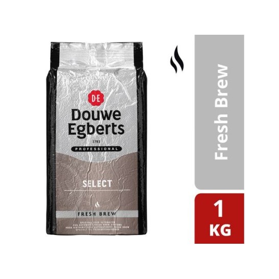Douwe Egberts Fresh Brew Silver Gemalen Koffie (doos 6 x 1000 gram)