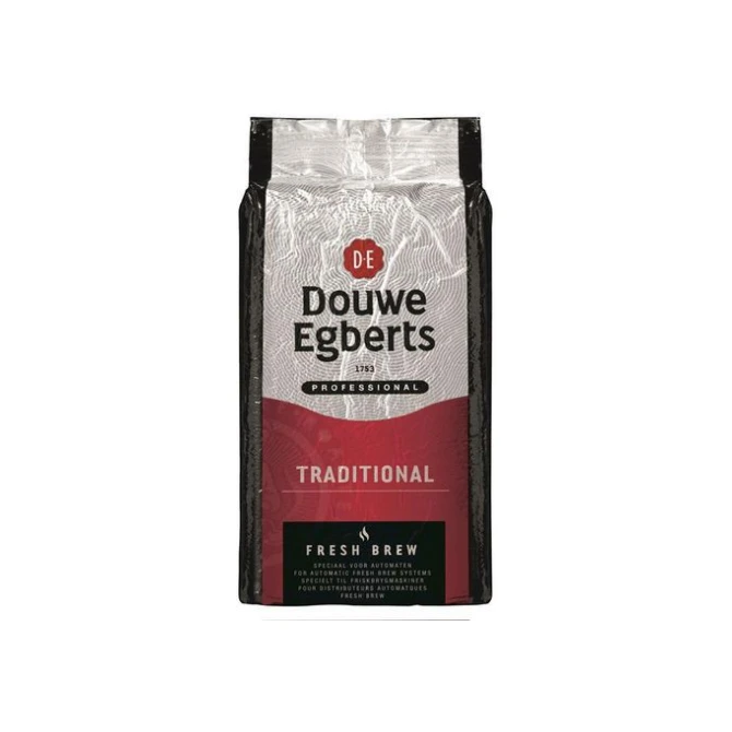 Douwe Egberts Fresh Brew Traditional Gemalen Koffie (pak 1000 gram) Douwe Egberts Fresh Brew Traditional Gemalen Koffie (pak 1000 gram)