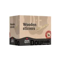 Douwe Egberts Houten Roerstaafjes 14 cm (doos 1000 stuks)