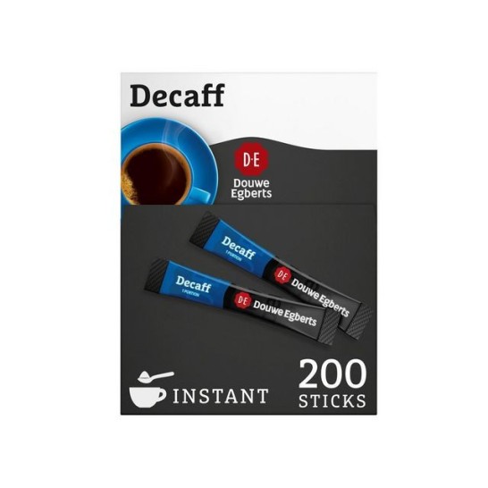 Douwe Egberts Instant Koffiesticks Cafeinevrij (doos 200 stuks)